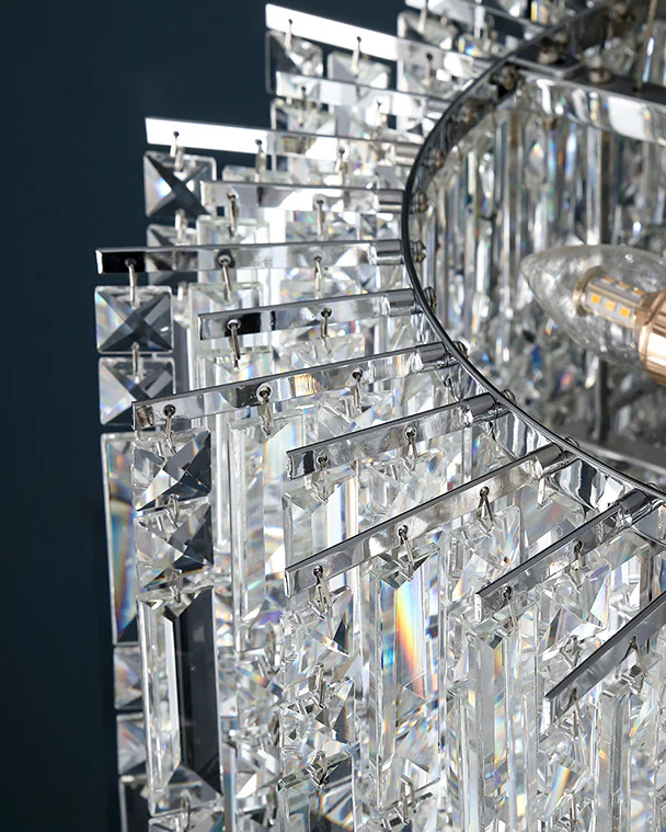 WOMO Linear Crystal Chandelier-WM2627 - Image 5