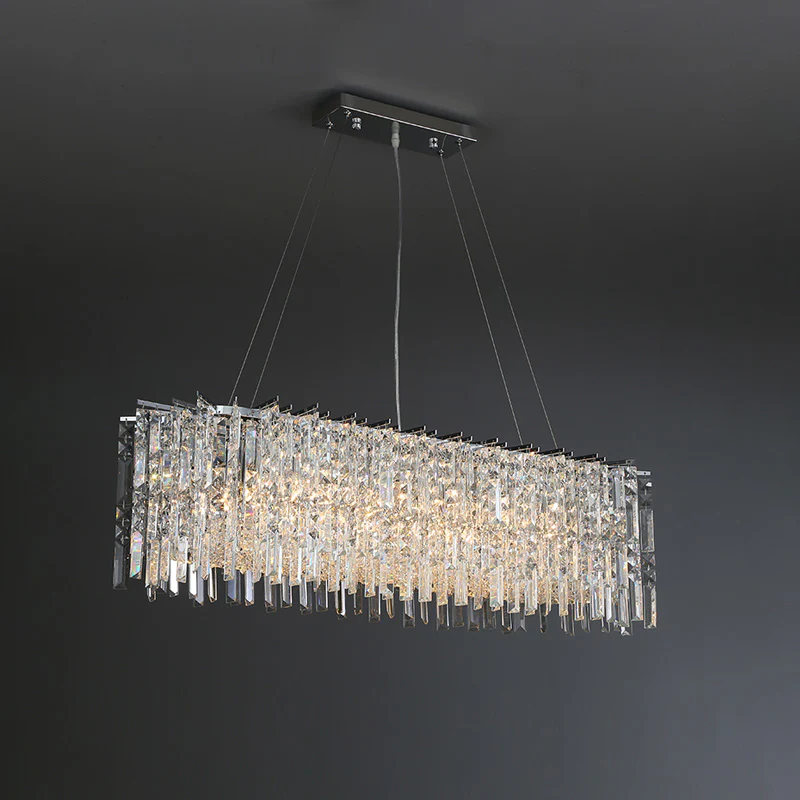 WOMO Linear Crystal Chandelier-WM2627 - Image 8