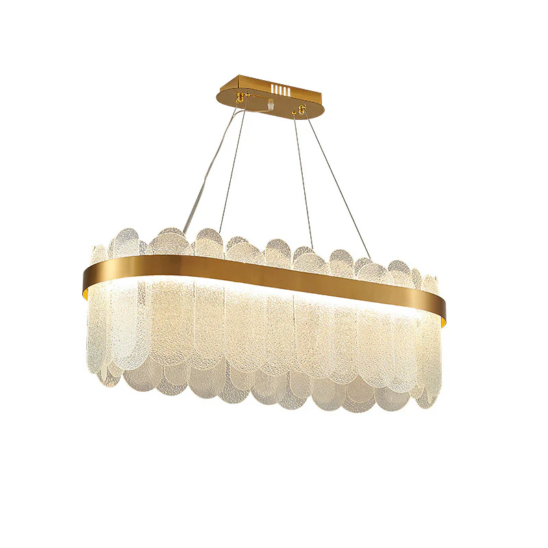 WOMO Long Oval Glass Chandelier-WM2410 - Image 12