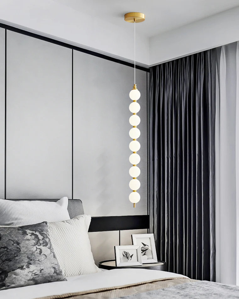 WOMO Long Pearl Chandelier-WM2807 - Image 4