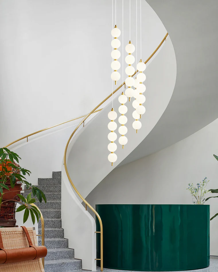 WOMO Long Pearl Chandelier-WM2807 - Image 5