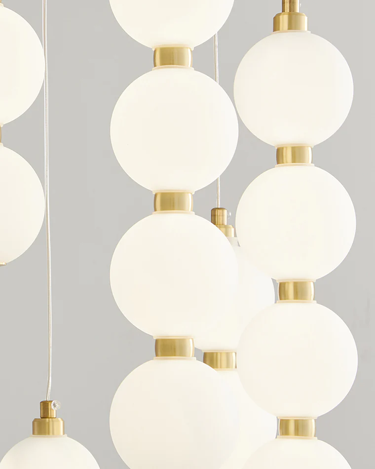 WOMO Long Pearl Chandelier-WM2807 - Image 7