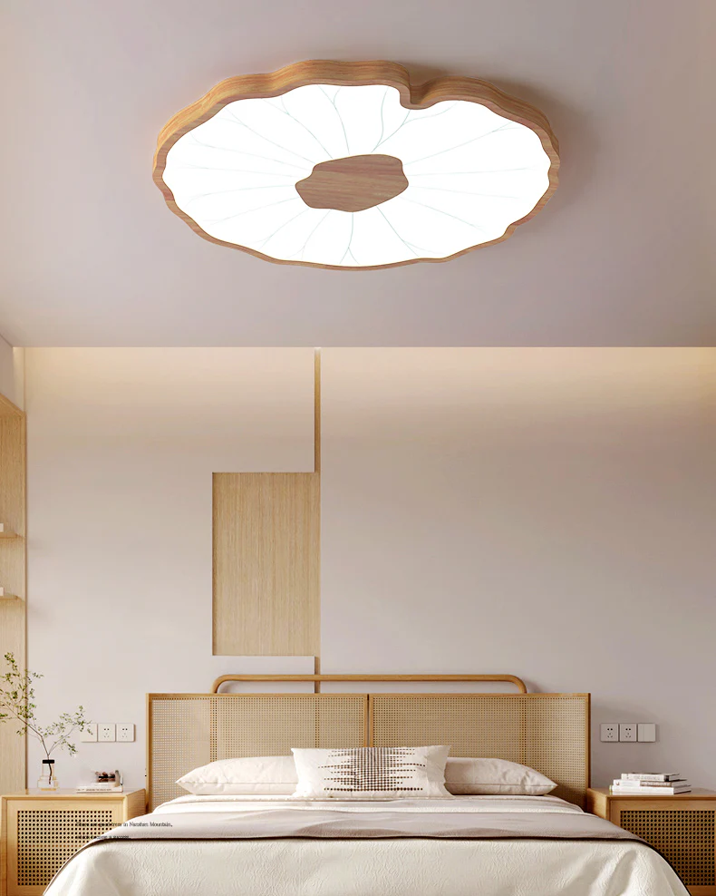 WOMO Lotus Leaf Flush Mount Ceiling Light-WM1168 - Image 2