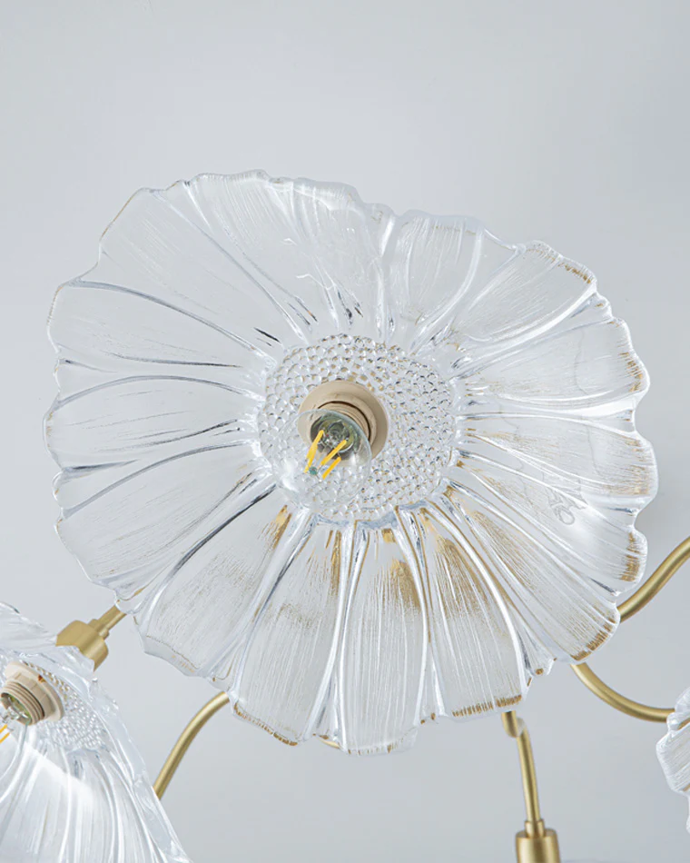 WOMO Lotus Leaf Flower Flush Mount Ceiling Light-WM1026 - Image 17