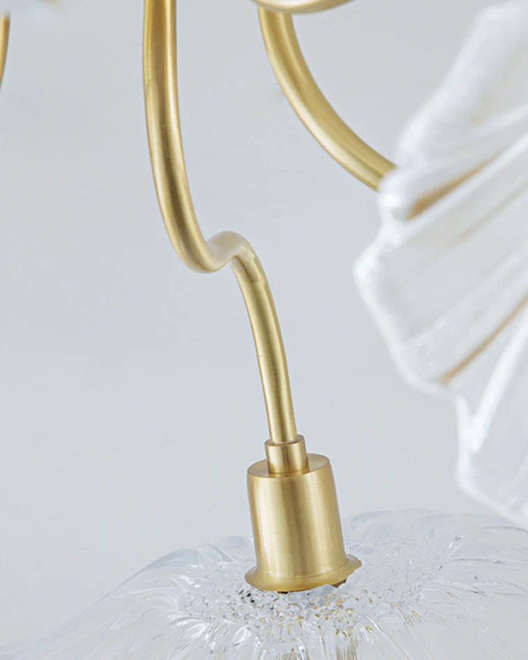 WOMO Lotus Leaf Flower Flush Mount Ceiling Light-WM1026 - Image 20