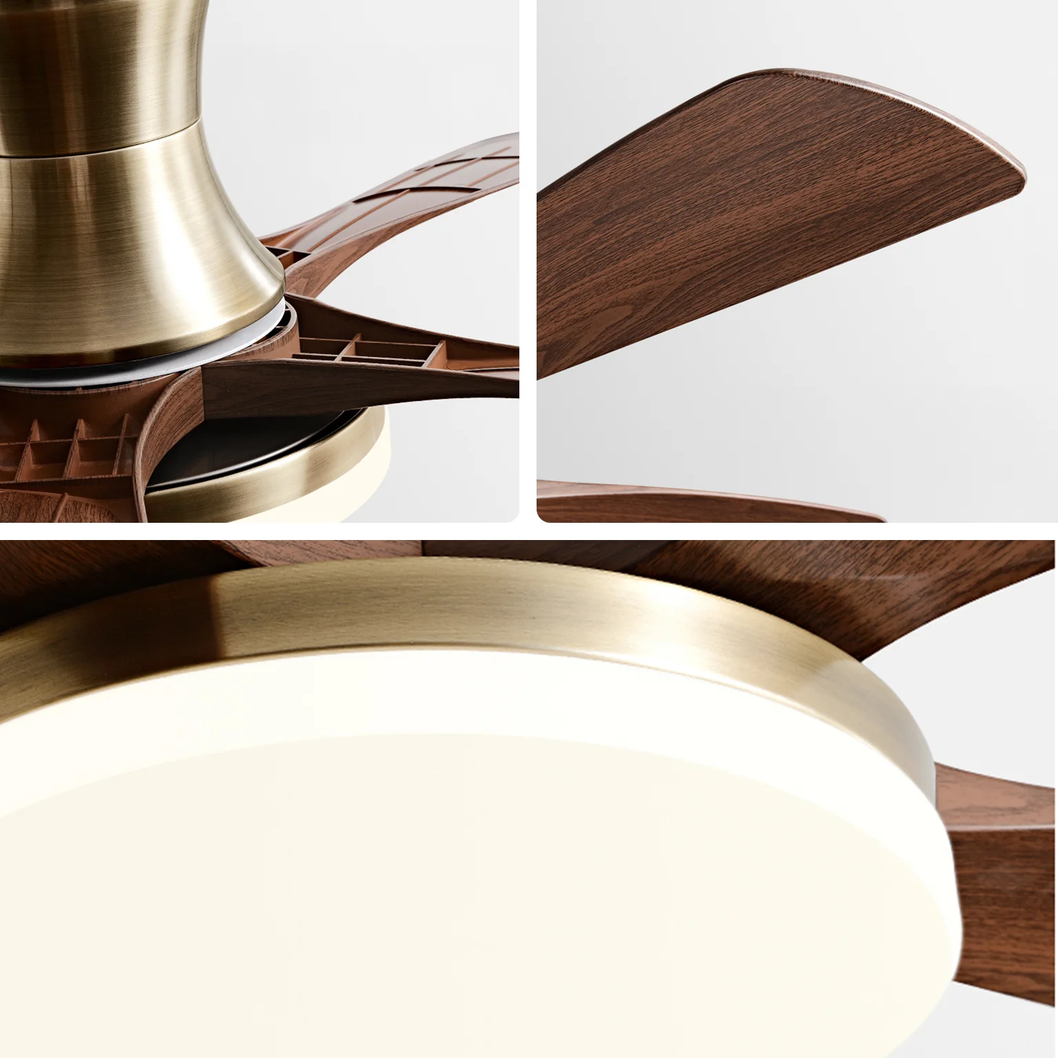 WOMO Low Profile Ceiling Fan Lamp - WM5183a - Image 4
