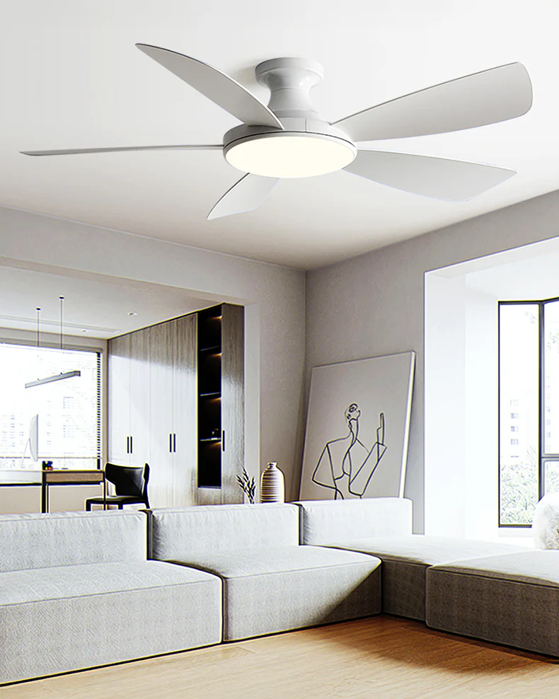 WOMO Modern Low Profile Ceiling Fan Lamp - WM5190 - Image 13