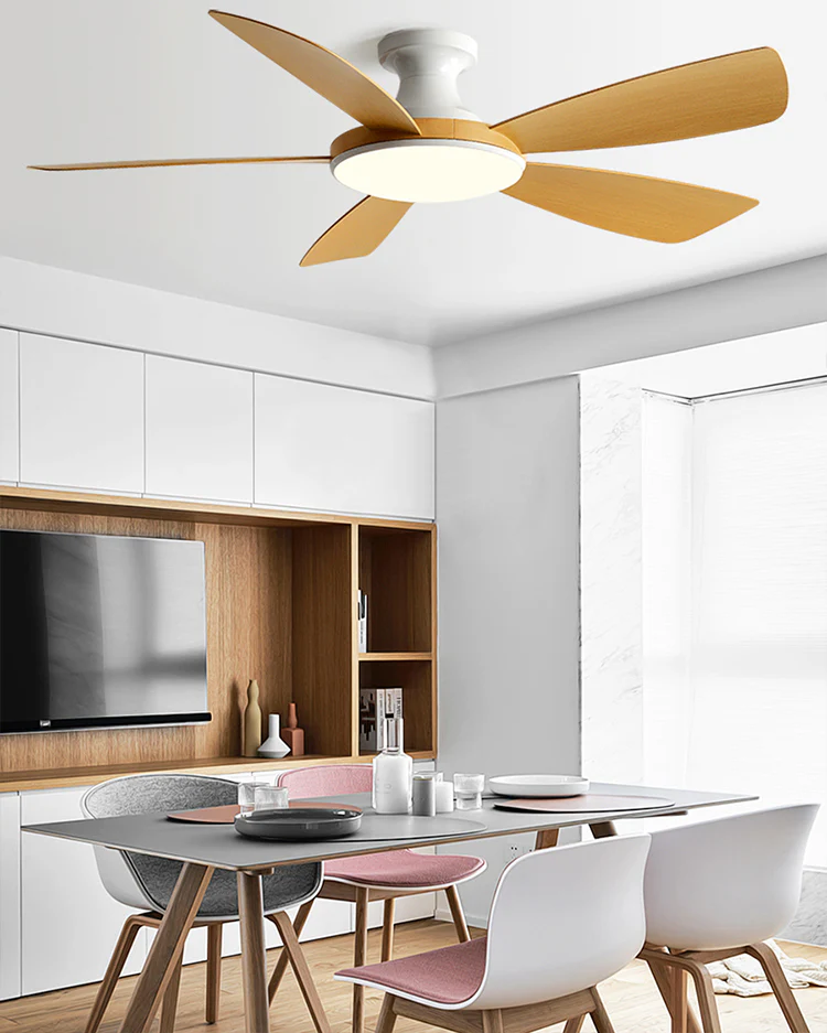 WOMO Modern Low Profile Ceiling Fan Lamp - WM5190 - Image 16