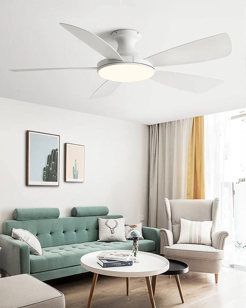 WOMO Modern Low Profile Ceiling Fan Lamp - WM5190 - Image 21