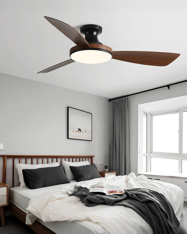 WOMO Modern Low Profile Ceiling Fan Lamp - WM5190 - Image 24