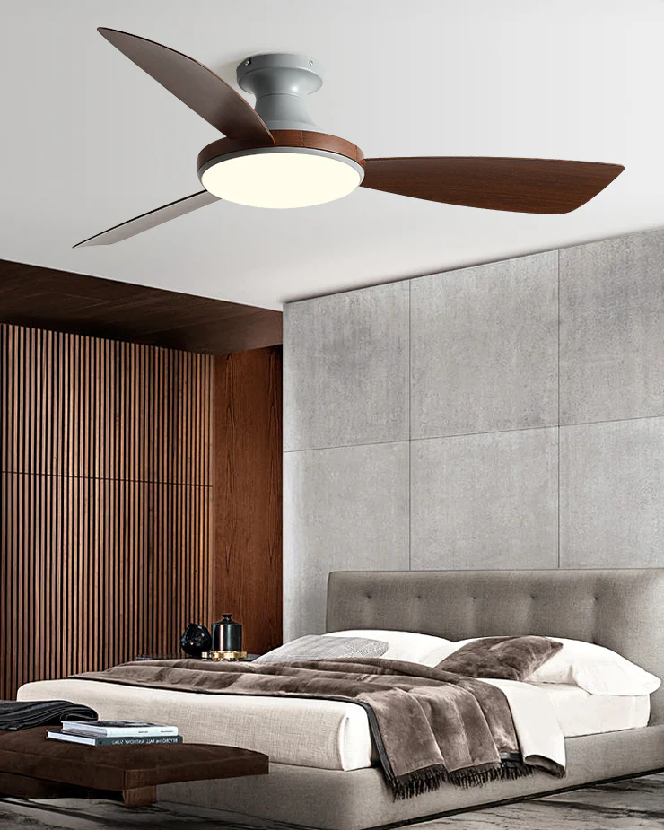 WOMO Modern Low Profile Ceiling Fan Lamp - WM5190 - Image 26