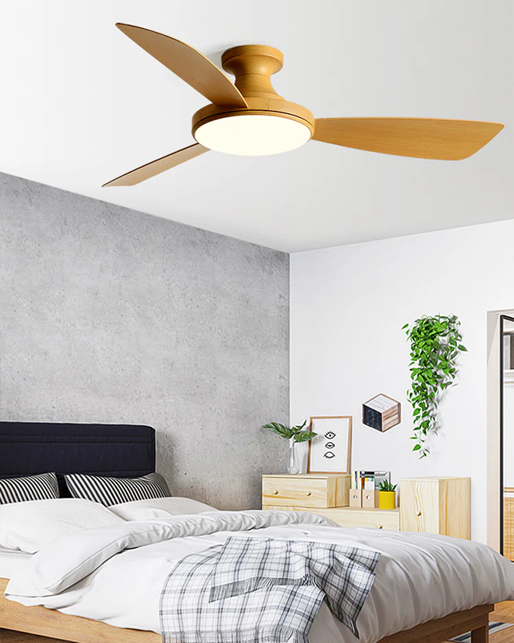WOMO Modern Low Profile Ceiling Fan Lamp - WM5190 - Image 9