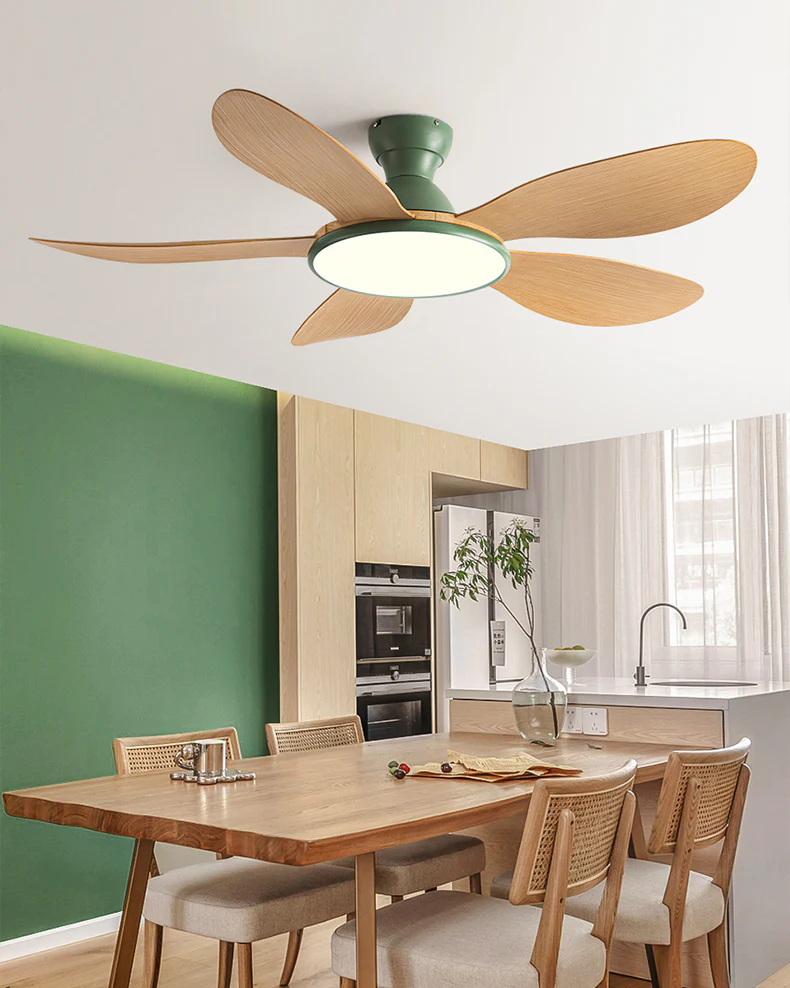 WOMO Low Profile Ceiling Fan with Bright Light - WM5153 - Image 13