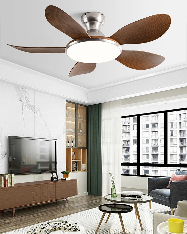 WOMO Low Profile Ceiling Fan with Bright Light - WM5155 - Image 4
