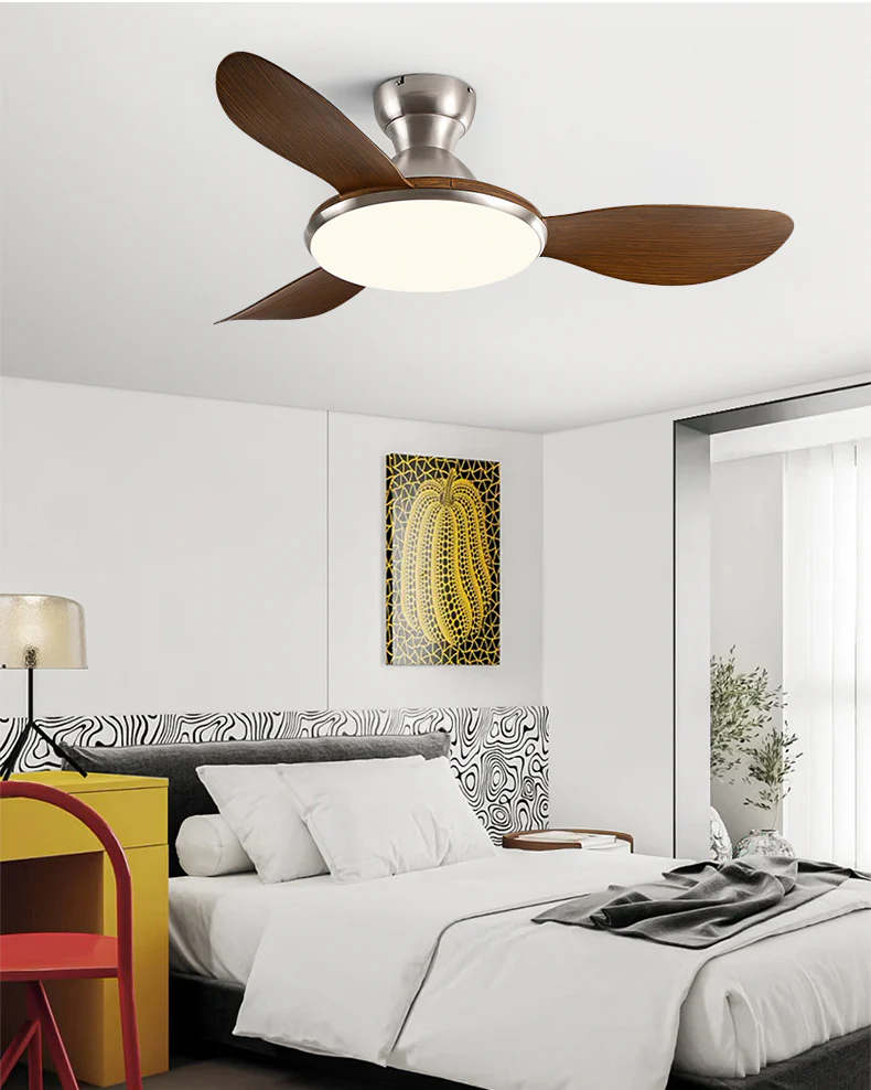 WOMO Low Profile Ceiling Fan with Bright Light - WM5155 - Image 9