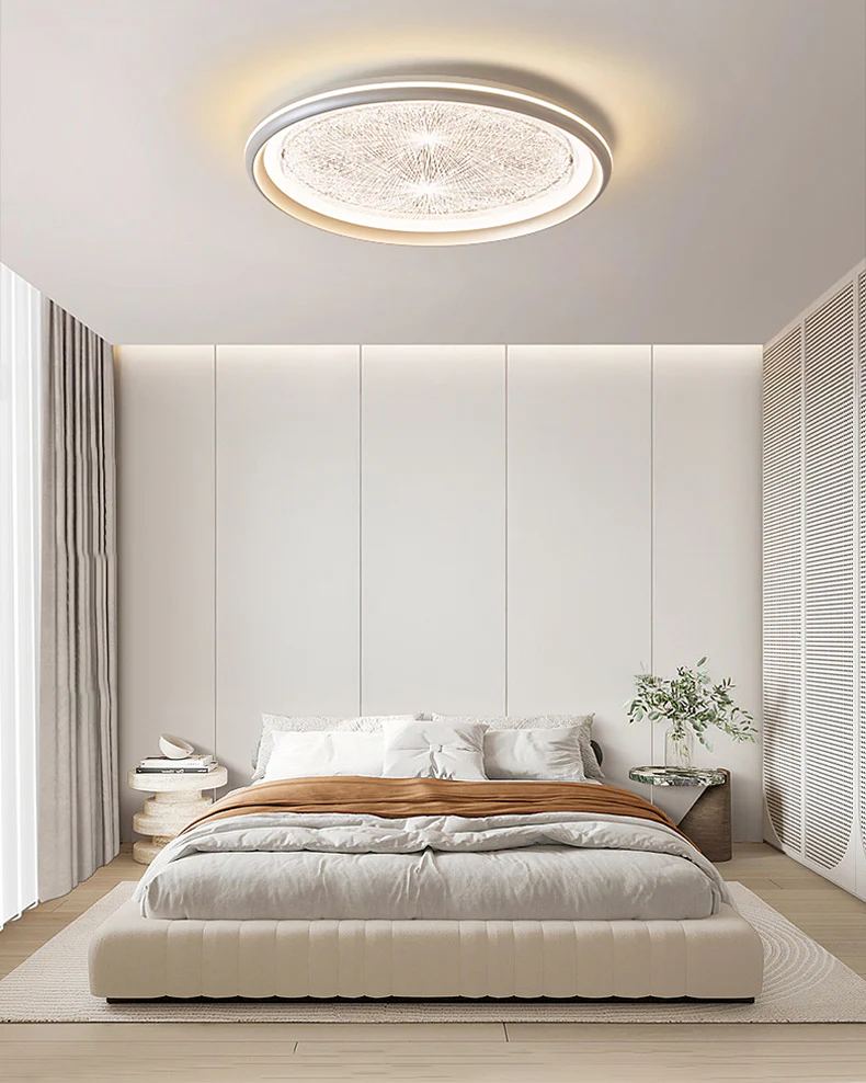 WOMO Low Profile Round Flush Mount Ceiling Light-WM1237 - Image 4