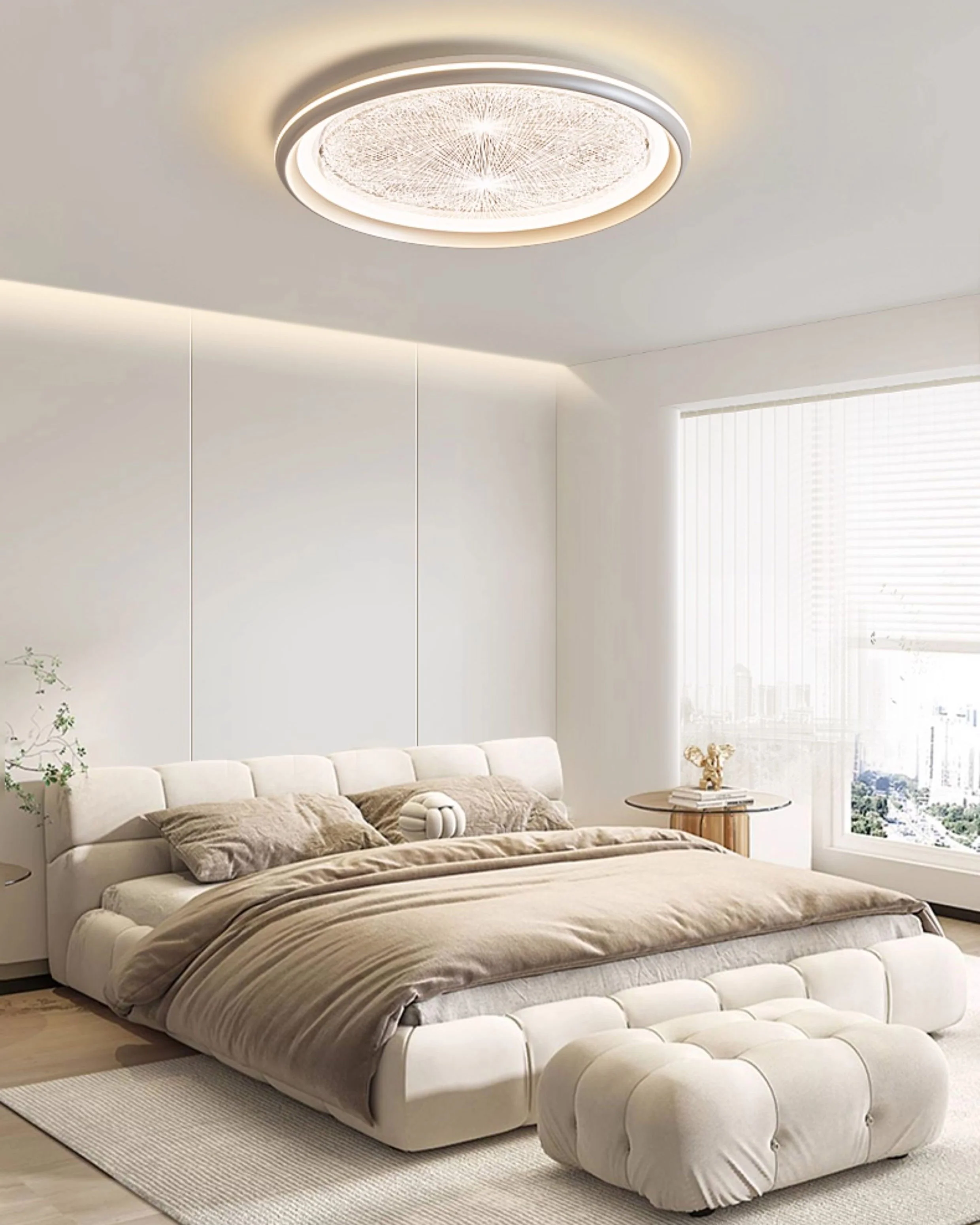 WOMO Low Profile Round Flush Mount Ceiling Light-WM1237 - Image 6