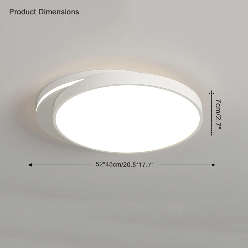 WOMO Round/Square Ceiling Light-WM1044 - Image 8