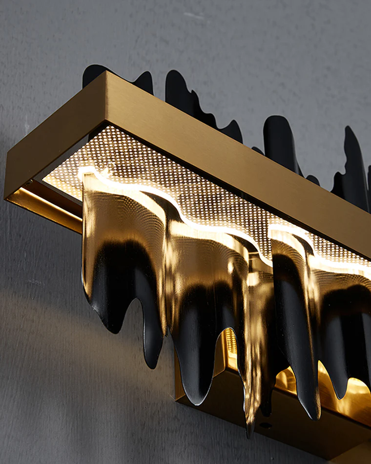 WOMO Iceberg Black Gold Linear Chandelier-WM2184 - Image 24