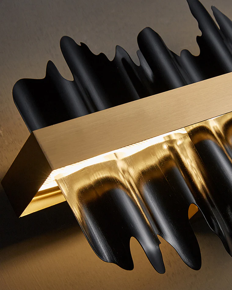 WOMO Iceberg Black Gold Linear Chandelier-WM2184 - Image 25
