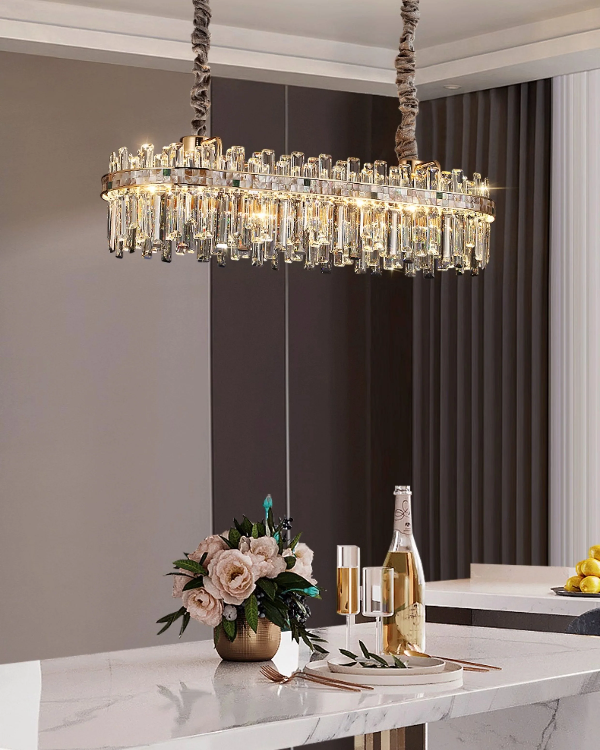 WOMO Luxury Crystal Chandelier-WM3036 - Image 4