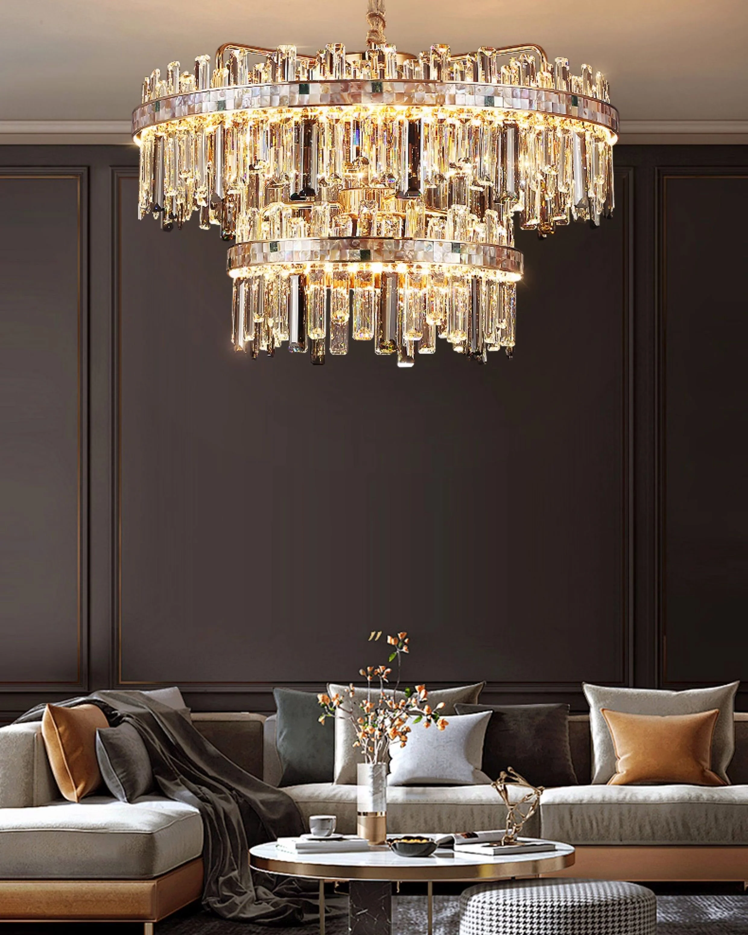 WOMO Luxury Crystal Chandelier-WM3036 - Image 6