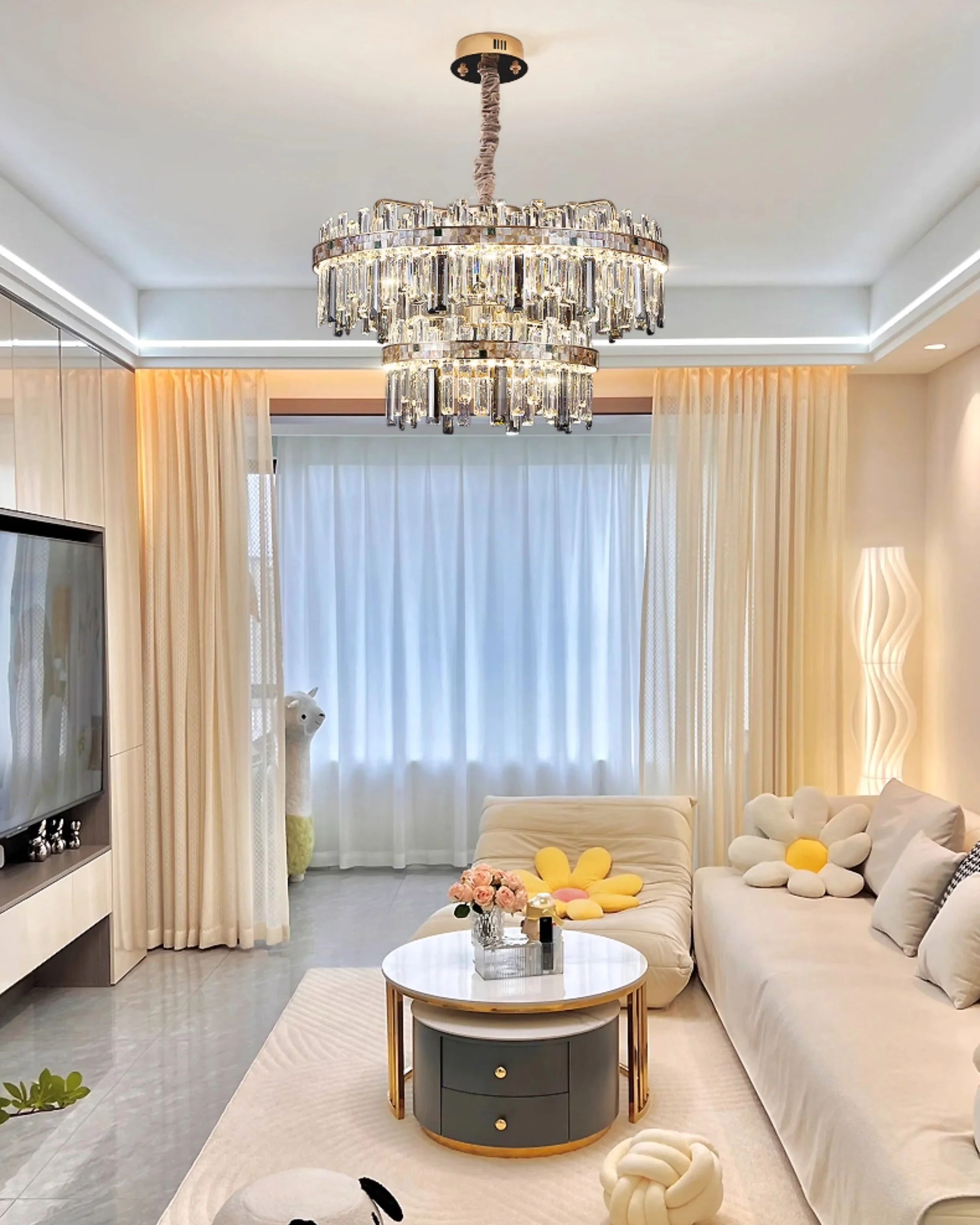 WOMO Luxury Crystal Chandelier-WM3036 - Image 7