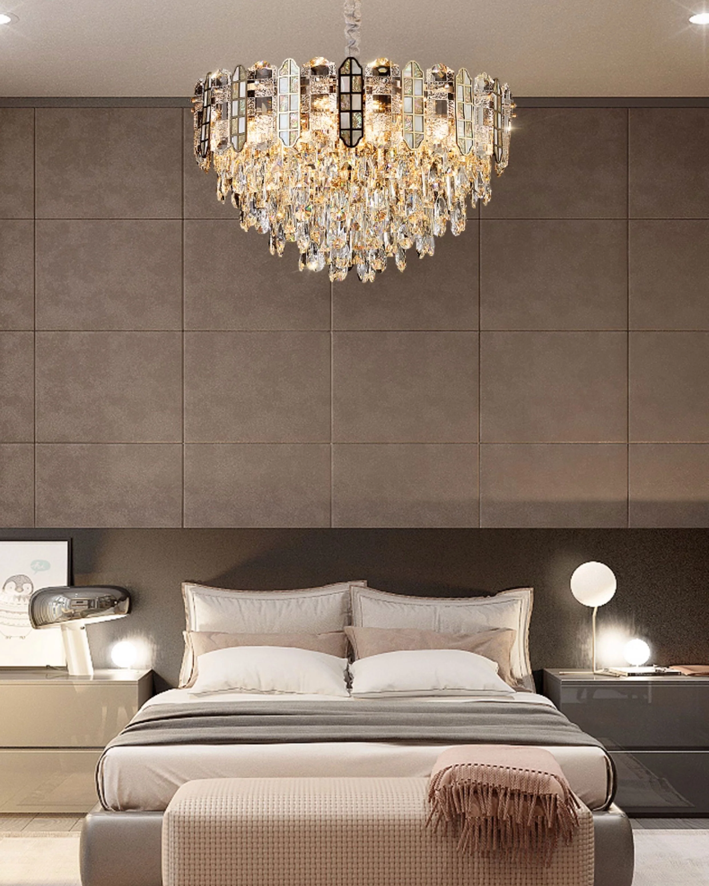 WOMO Luxury Crystal Chandelier-WM3037 - Image 3