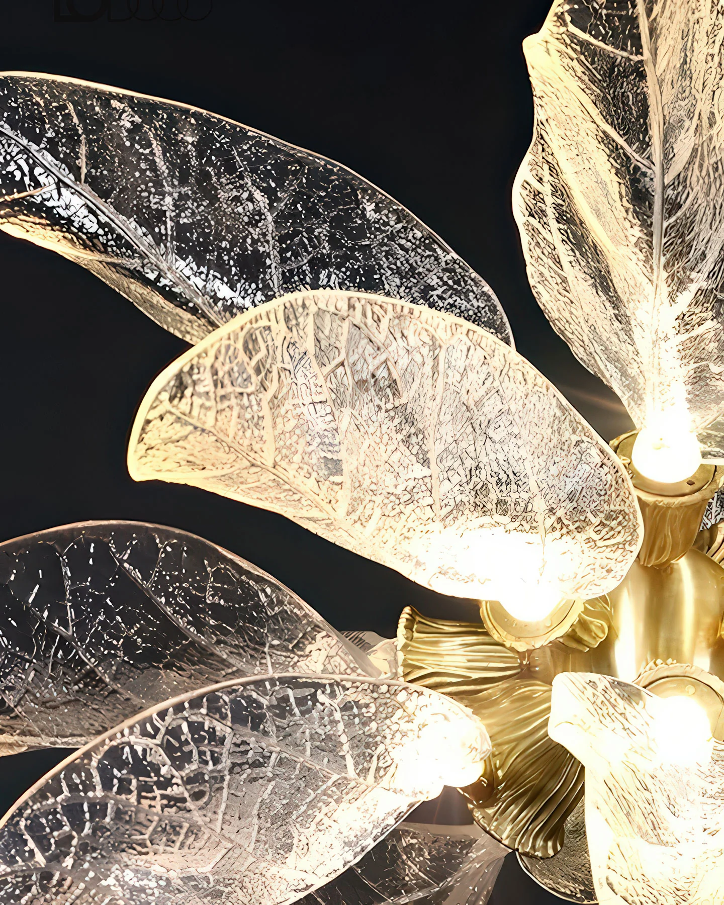 WOMO Luxury Crystal Leaf Chandelier-WM3010 - Image 10
