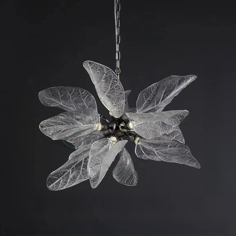 WOMO Luxury Crystal Leaf Chandelier-WM3010 - Image 11