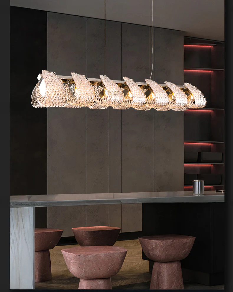 WOMO Luxury Glass Flower Chandelier-WM2995 - Image 3