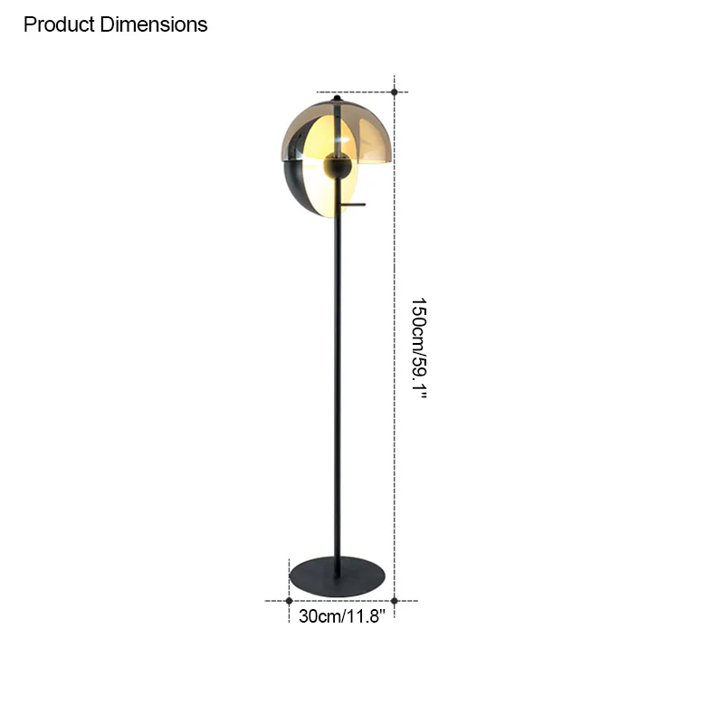 WOMO Half-spheres Floor Lamp-WM7030 - Image 21