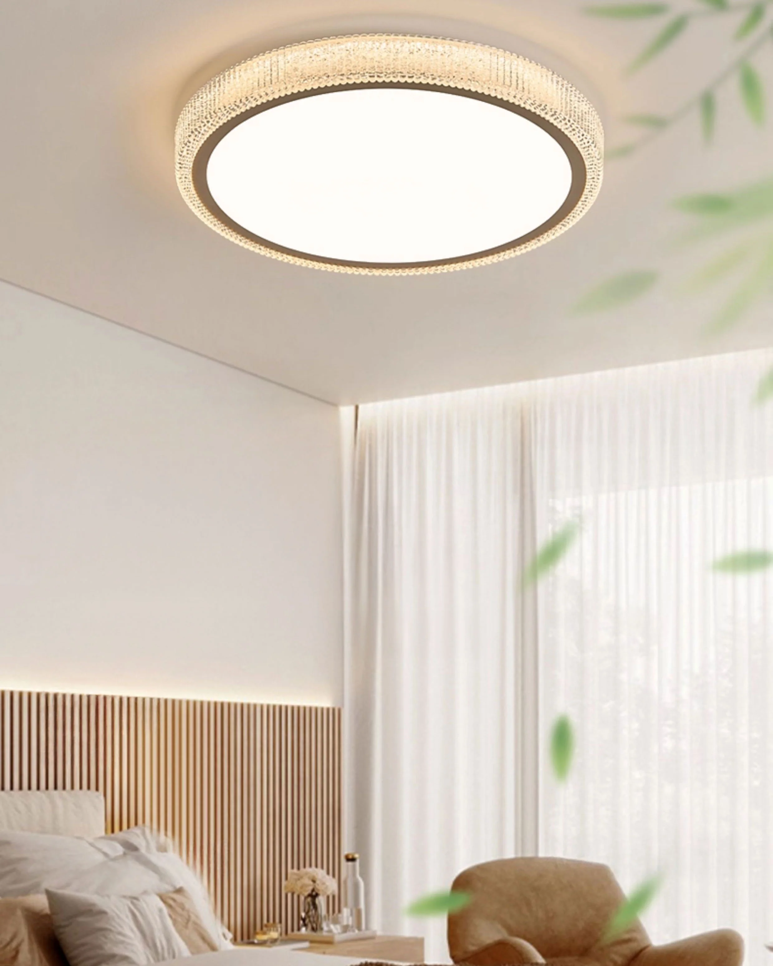 WOMO Luxury Round Flush Mount Ceiling Light-WM1236 - Image 5