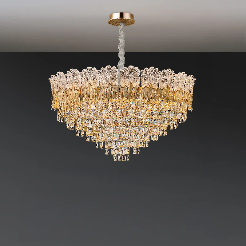 WOMO Luxury Round/Oval Crystal Chandelier-WM3031 - Image 9
