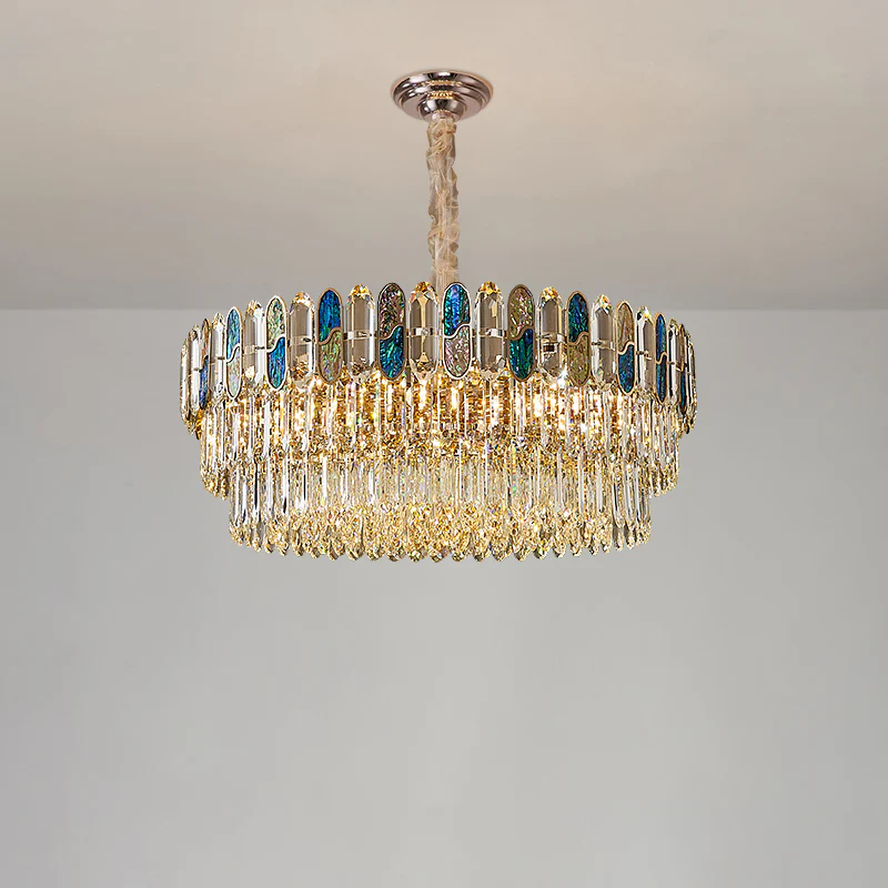 WOMO Luxury Shell Crystal Chandelier-WM3027 - Image 10