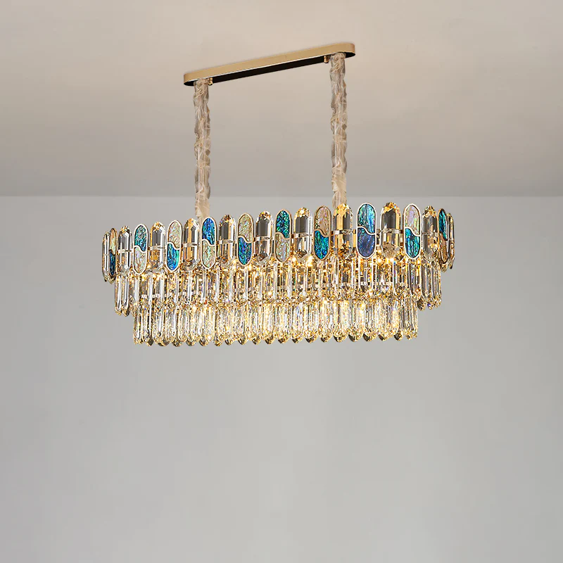 WOMO Luxury Shell Crystal Chandelier-WM3027 - Image 14