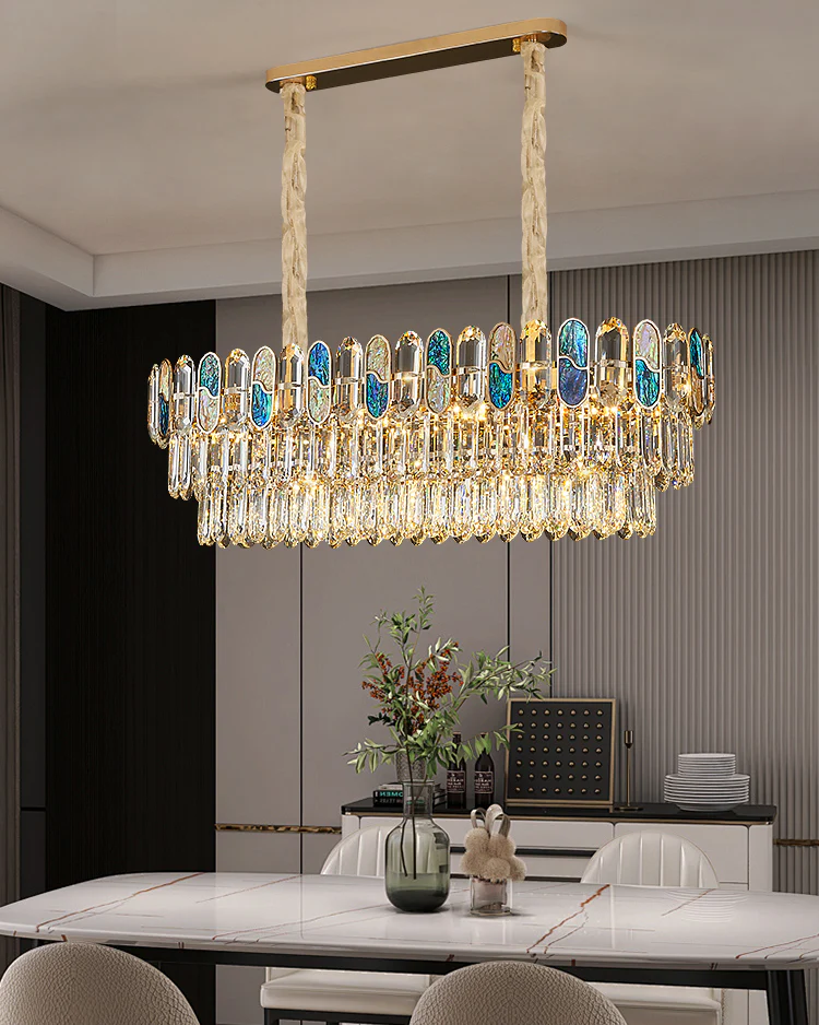 WOMO Luxury Shell Crystal Chandelier-WM3027 - Image 6