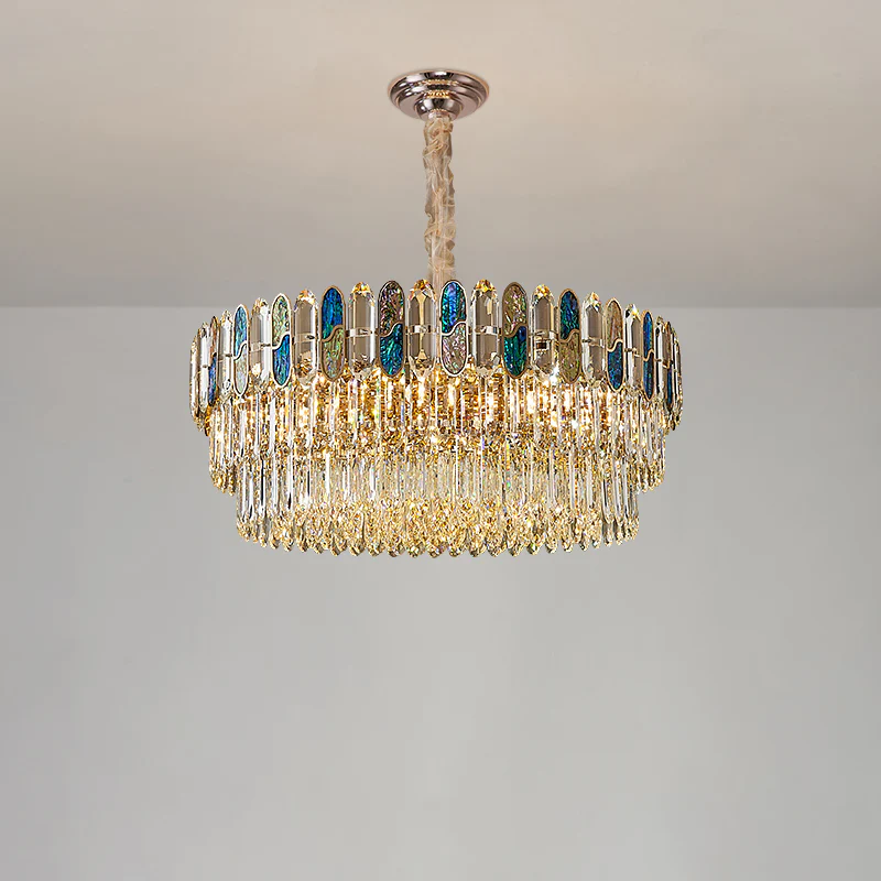 WOMO Luxury Shell Crystal Chandelier-WM3027 - Image 9