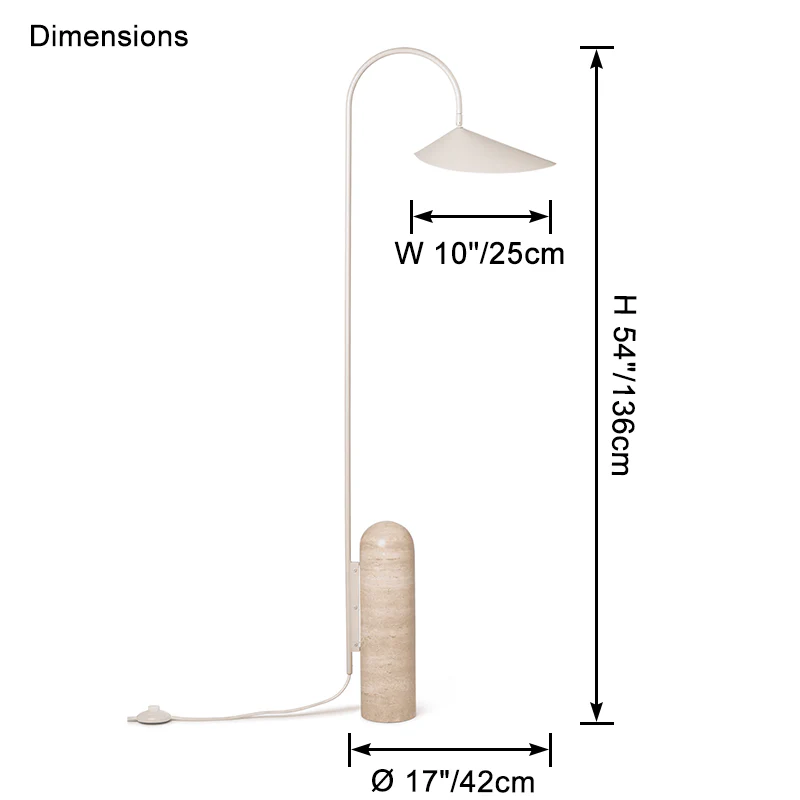 WOMO Marble Adjustable Floor Lamp-WM7098 - Image 12