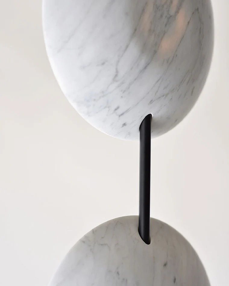 WOMO 2-bulb Marble Floor Lamp-WM7032 - Image 33