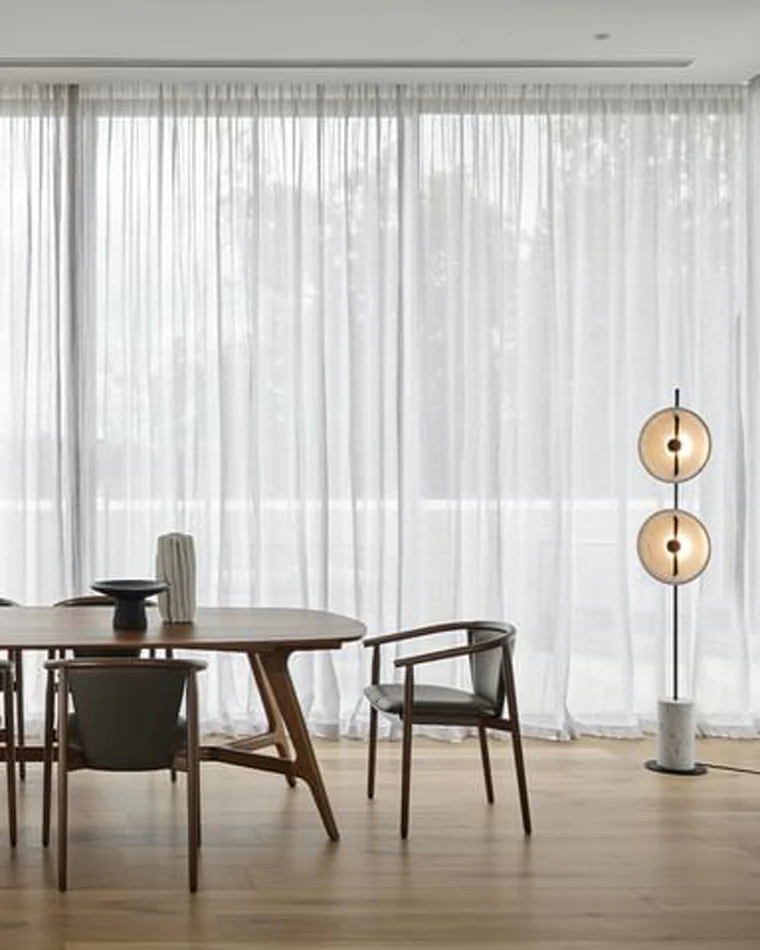 WOMO 2-bulb Marble Floor Lamp-WM7032 - Image 6
