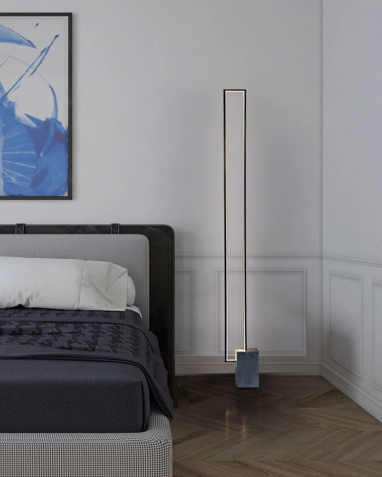 WOMO Rectangular LED Marble Floor Lamp-WM7039 - Image 17