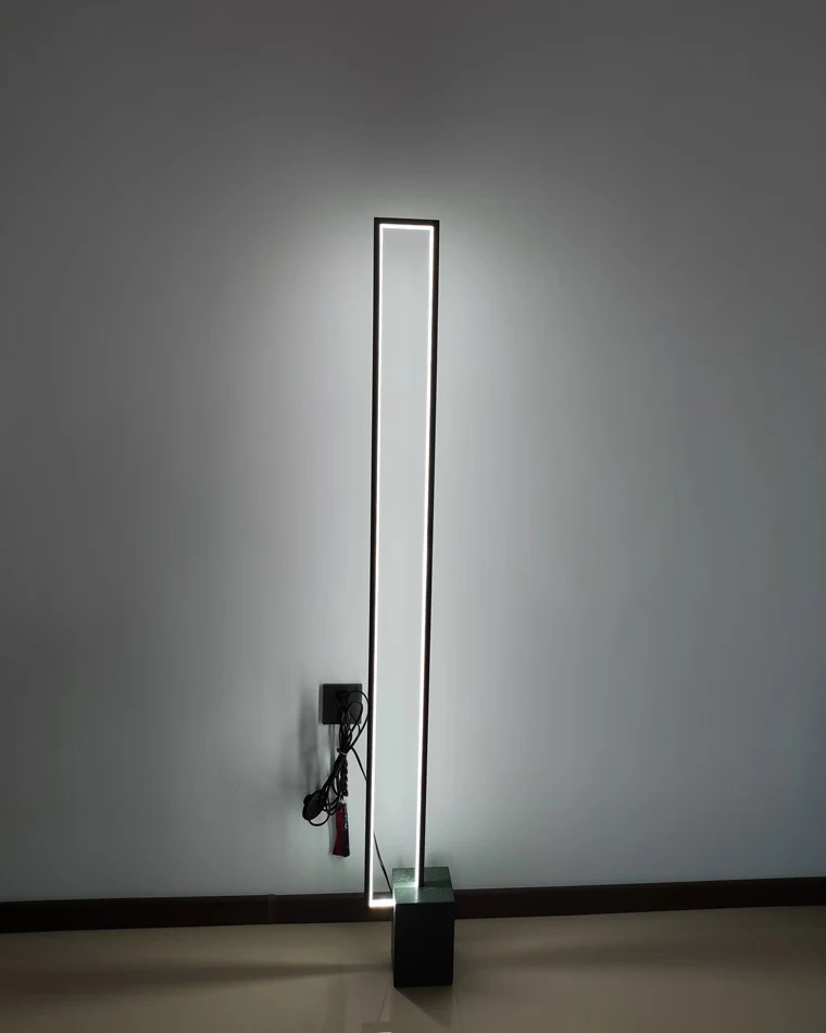 WOMO Rectangular LED Marble Floor Lamp-WM7039 - Image 9