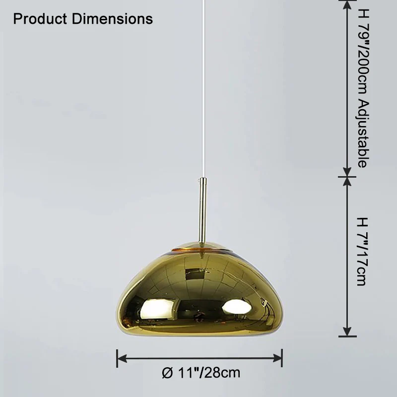 WOMO Melt Cone Pendant Light-WM2692 - Image 17