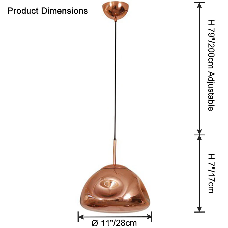 WOMO Melt Hanging Lava Pendant Light-WM2684 - Image 20
