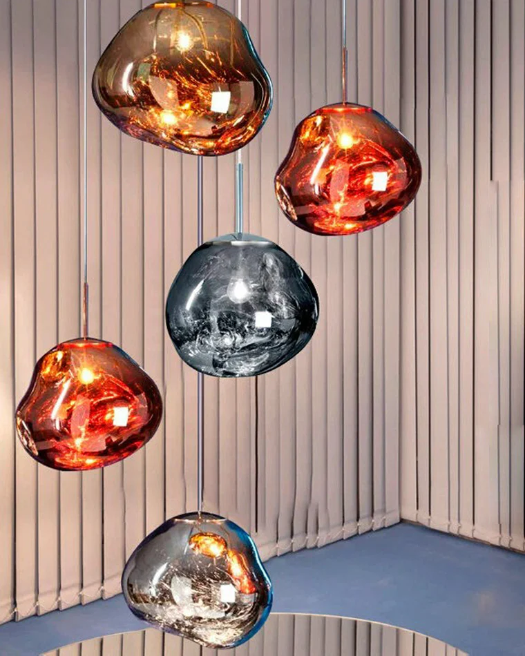 WOMO Melt Hanging Lava Large Pendant Light-WM2690 - Image 2