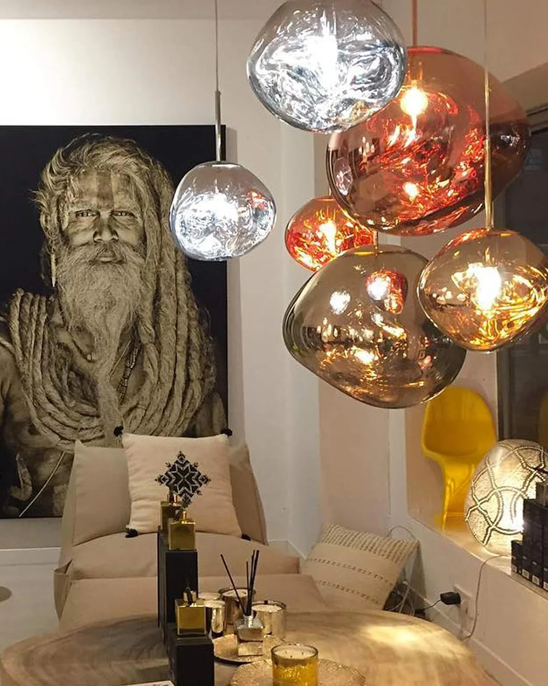 WOMO Melt Hanging Lava Large Pendant Light-WM2690 - Image 3