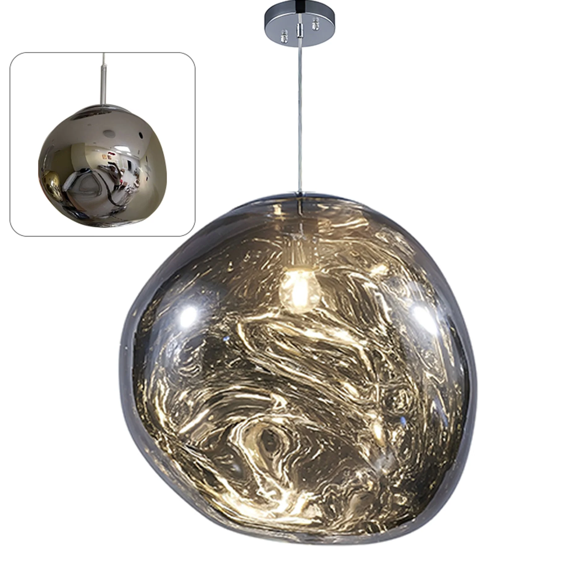 WOMO Melt Hanging Lava Large Pendant Light-WM2690 - Image 36