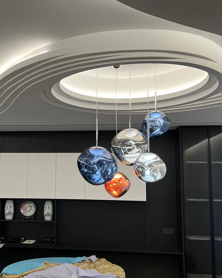 WOMO Melt Hanging Lava Large Pendant Light-WM2690 - Image 5