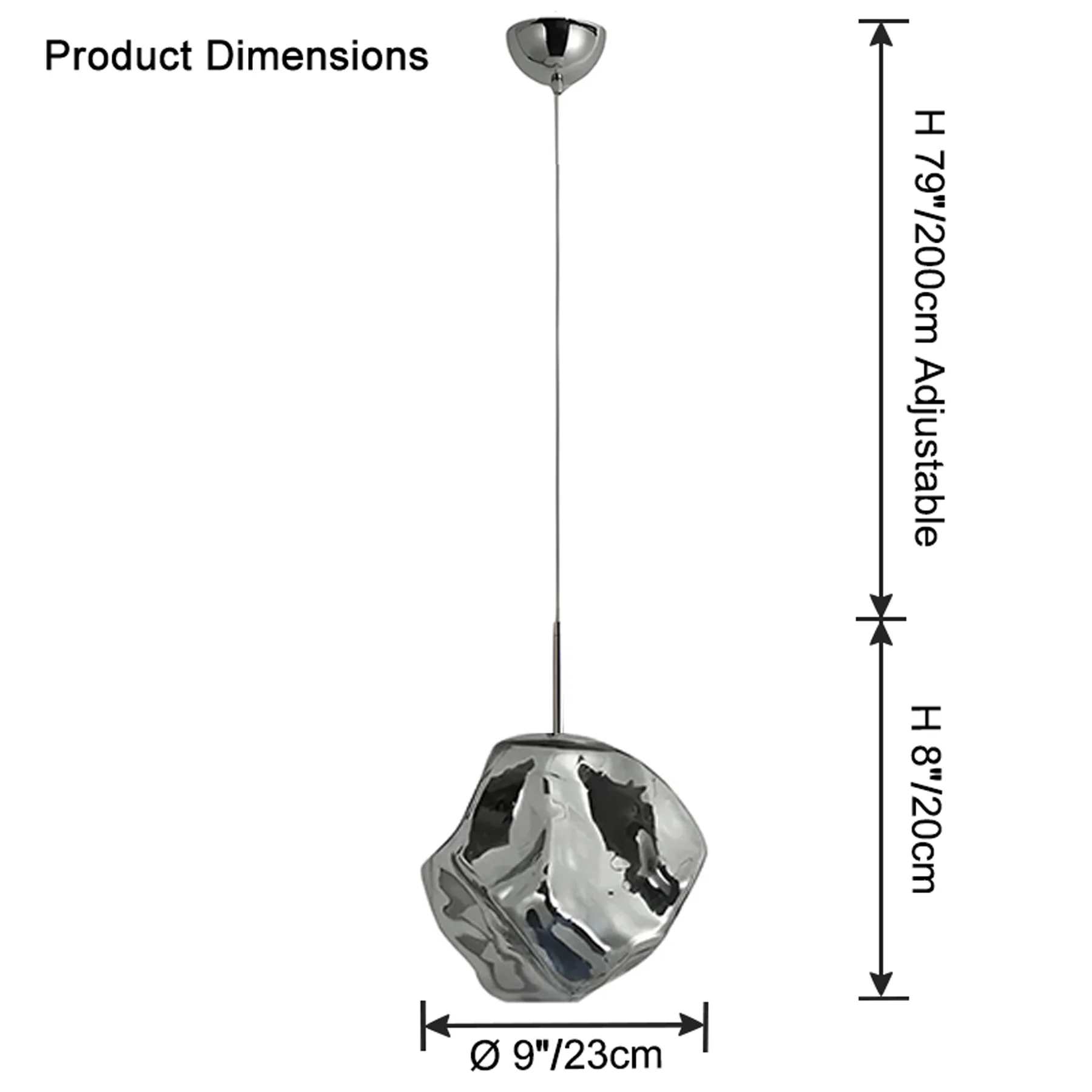 WOMO Melt Hanging Lava Pendant Light-WM2693 - Image 22